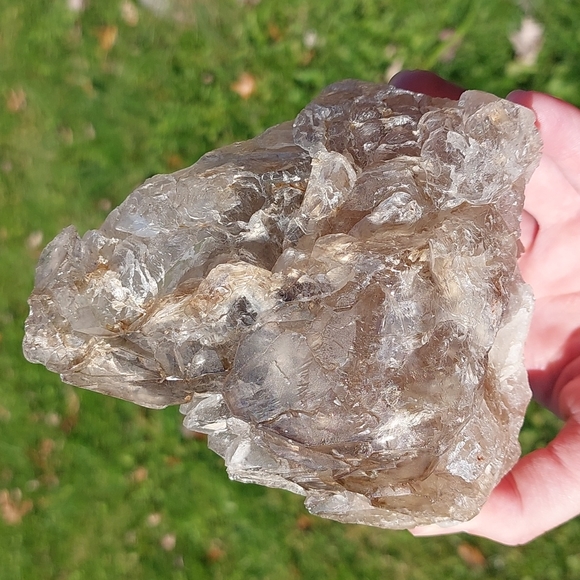 Large Smoky Quartz Crystal, Elestial Quartz, Quartz, 2 pounds 12.1 ounces - Picture 4 of 15